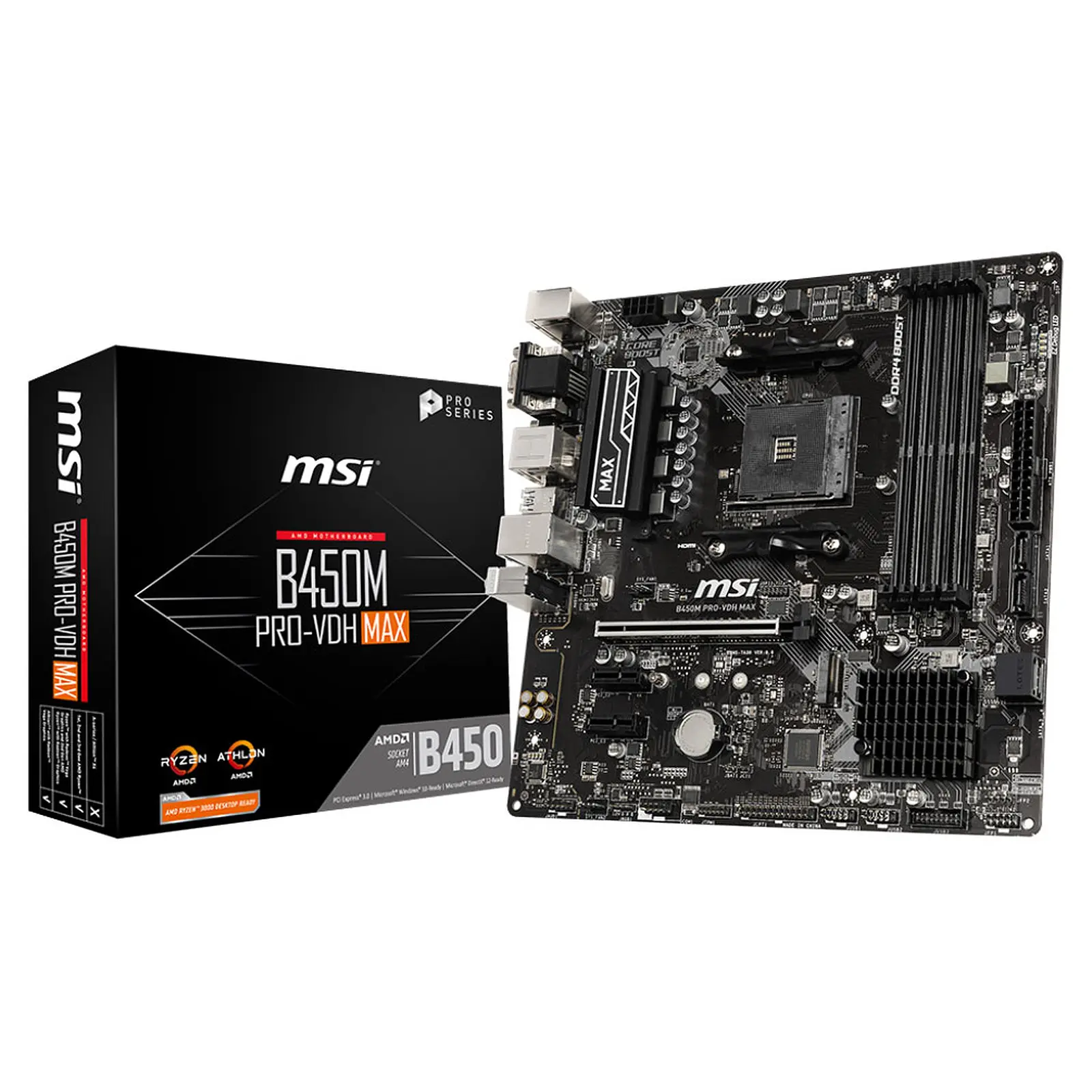 CM AMD MSI B450M PRO-VDH MAX 4SLOTS